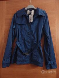 Giacca impermeabile trench JCT nuova bimba 10/11 a