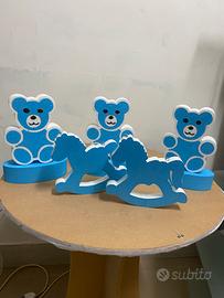 Orsetti e cavallucci in polistirolo