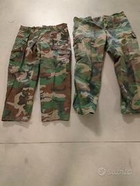 pantaloni mimetici militari TG 56