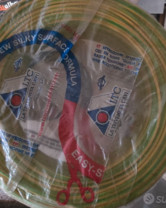 Cavo Elettrico Filo Giallo Verde 1x2.5 100 mt