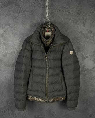 Moncler Tierce Piumino Uomo Lana Grigio Taglia 5