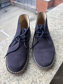 Polacchino blu in pelle scamosciata tg. 37