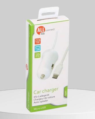 Caricabatterie da auto All Ride Connect Micro USB.