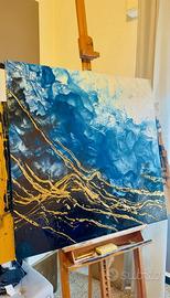 Dipinto mare astratto