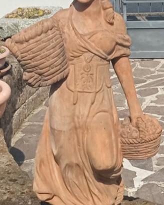 statua per esterno in terracotta