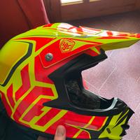 Casco HJC cross motard enduro giallo fluo