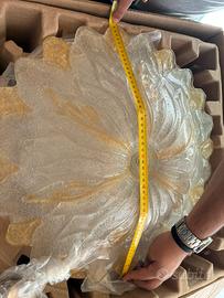 Lampadario a soffitto di murano