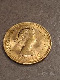 Sterlina d’Oro 1962 Regina Elisabetta II
