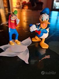 2 figures Disney - Paperino e Nonno Bassotto