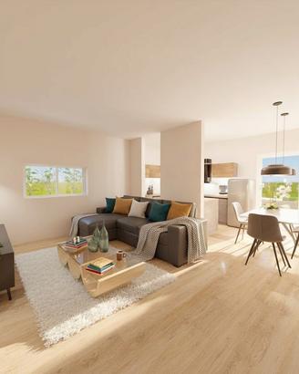 Appartamento bicamere con ampio terrazzo