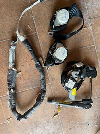 Cinture sicurezza fiat 500 2009