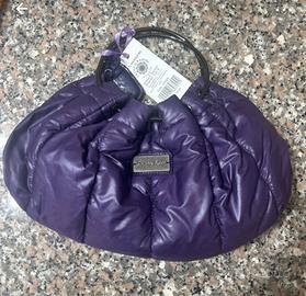 Borsa a mano Denny Rose imbottita viola Nuova