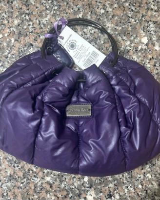 Borsa a mano Denny Rose imbottita viola Nuova