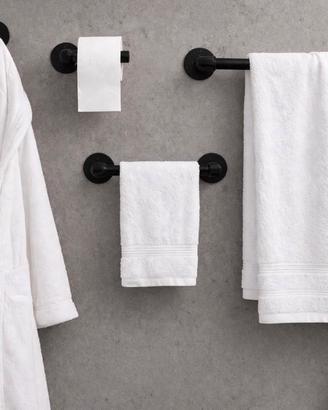 Set bagno stile industrial basic nero