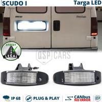 Placchette Luci TARGA LED PER Fiat Scudo 1 CANbus