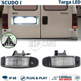 Placchette Luci TARGA LED PER Fiat Scudo 1 CANbus