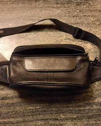 marsupio unisex in vera pelle