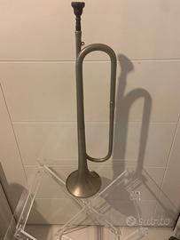 Antica tromba Clairon Couesnon, fanteria francese