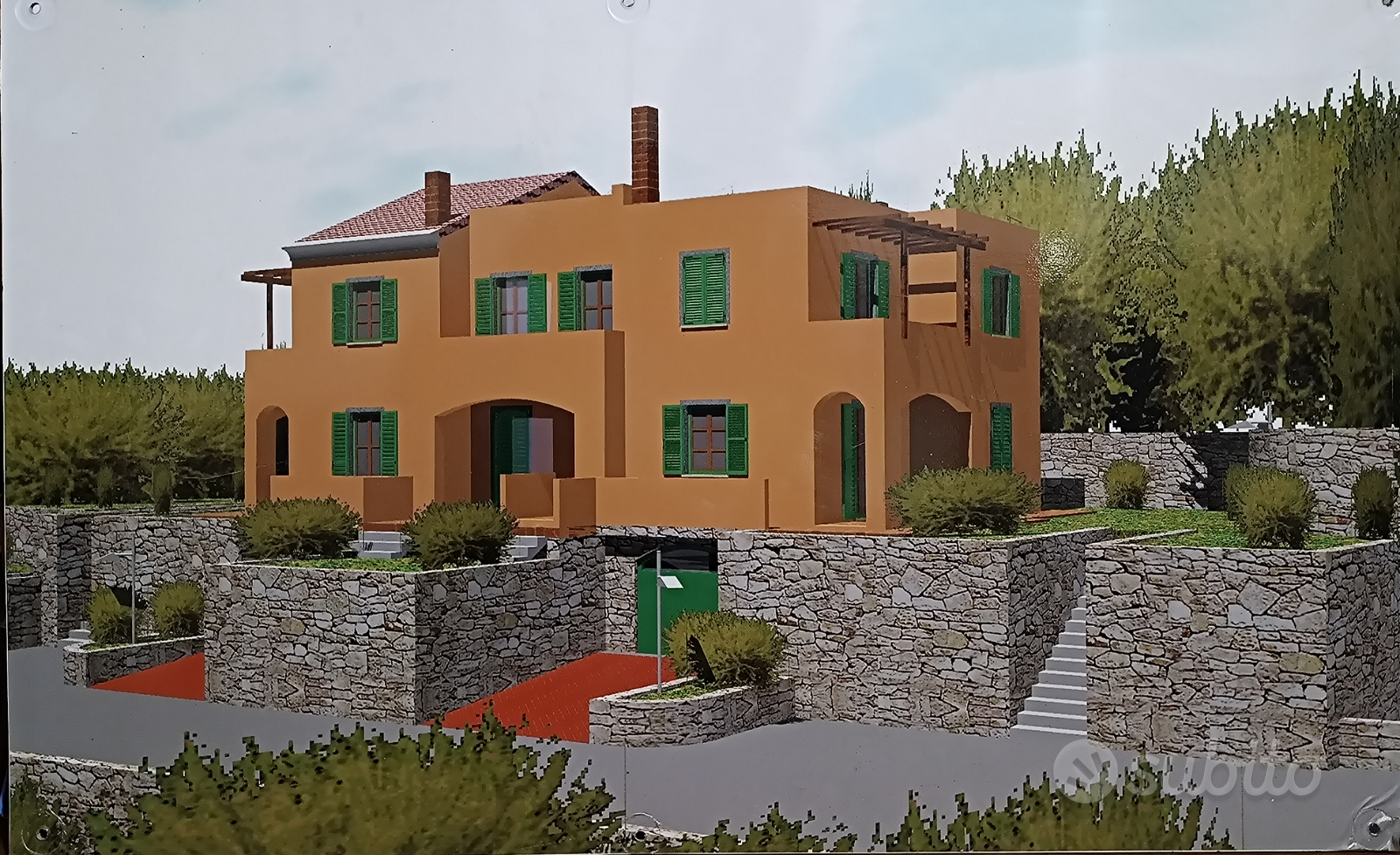 Terreno edificabile con progetto approvato - Vista 6
