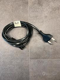 Cavo alimentazione 1,4m bipolare spina EU