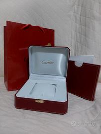 BOX COFANETTO  OROLOGIO  CARTIER 
