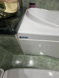 Vasca in vetro resina