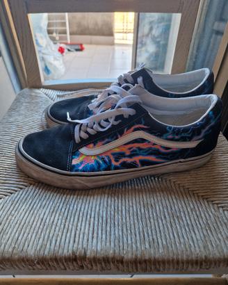 Vans Old School Electric Flame