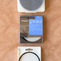 Set 3 filtri fotografici 82mm ND + CPL + UV