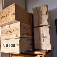Cassette di legno da vino
