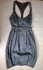 Vestito Miss Sixty jeans a palloncino con cintura