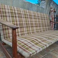 Divano Aksel  Bender Madsen in tessuto,anni 60.