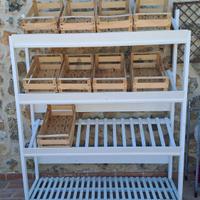 scaffalatura porta cassette