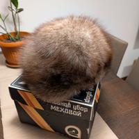 capello pelliccia volpe argentata colbacco donna