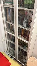 libreria con ante a vetro