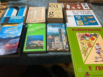 Collezione libri e riviste di vario genere