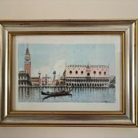 Quadro autentico Carlo Salvini Venezia San Marco