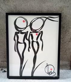 Dipinto acrilico su tela