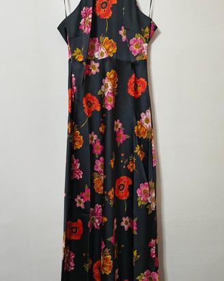 Abito Guess nero fantasia floreale