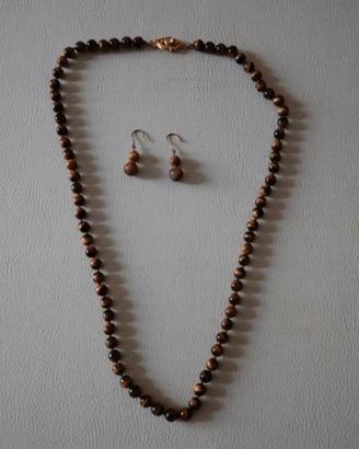 parure occhio di tigre 