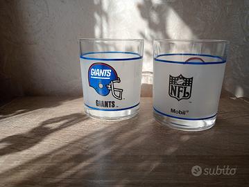 Coppia bicchieri vintage Giants - Mobil