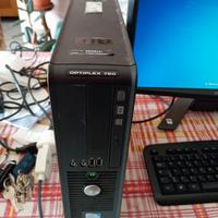 computer fisso completo di monitor tastiera 