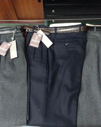 pantaloni classici uomo lana