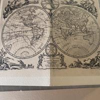 Cartoline vintage  Gerusalemme e Mappamondo