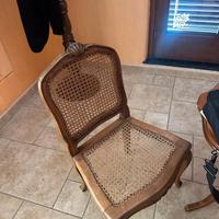 sedie con tavolino antichi