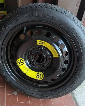 Ruotino di scorta 125/80 d16 97m da 5 fori