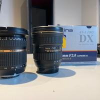Tokina 11–16 f/2.8 PRO + Tamron 10–24 – Nikon DX