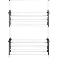 Stendino verticale con ruote in acciaio inox