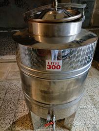 CISTERNA ACCIAIO INOX 300 LITRI