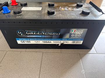 Coppia batteria 12v 180ah