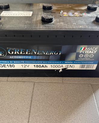 Coppia batteria 12v 180ah